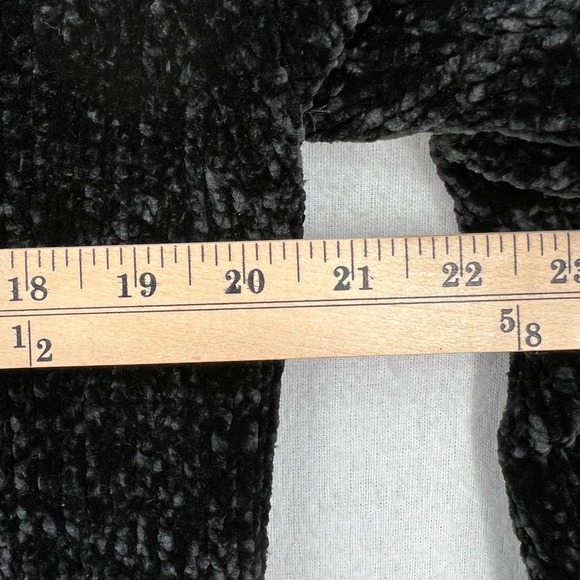 ARITZIA WILFRED Sweater Womens Small Black Chenille V-neck Chunky Oversized - Picture 9 of 11
